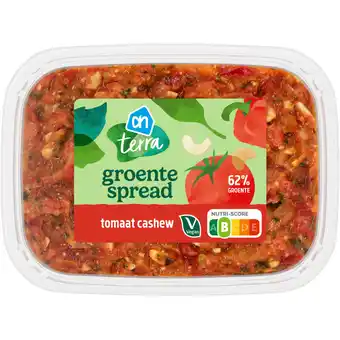 Albert Heijn AH Terra Groentespread tomaat cashew aanbieding