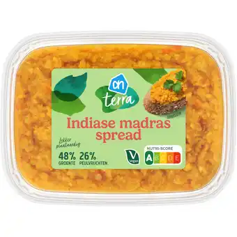 Albert Heijn AH Terra Plantaardige Indiaase madras spread aanbieding