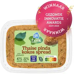 Albert Heijn AH Terra Plantaardige Thaise pinda kokos spread aanbieding
