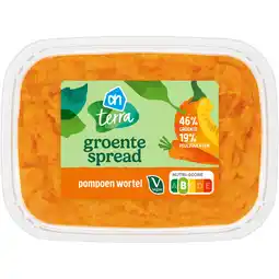 Albert Heijn AH Terra Plantaardig groentespread pompoen wortel aanbieding