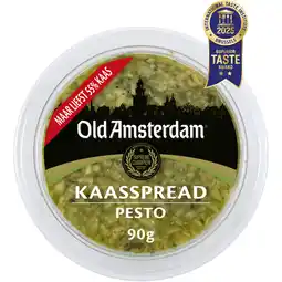 Albert Heijn Old Amsterdam Kaasspread pesto aanbieding