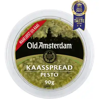 Albert Heijn Old Amsterdam Kaasspread pesto aanbieding