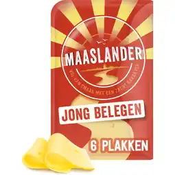 Albert Heijn Maaslander Jong belegen 50+ plakken aanbieding