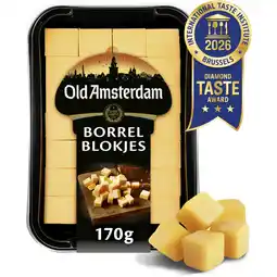 Albert Heijn Old Amsterdam Borrelblokjes voorgesneden aanbieding