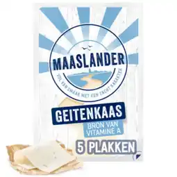 Albert Heijn Maaslander jong belegen geitenkaas plak aanbieding