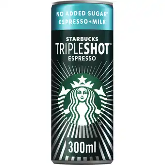 Albert Heijn Starbucks Tripleshot espresso no added sugar aanbieding