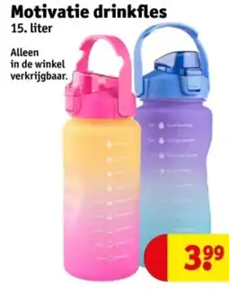 Kruidvat Motivatie drinkfles aanbieding