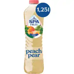 Albert Heijn Spa Fruit peach pear aanbieding