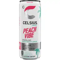 Albert Heijn Celsius Sparkling peach vibe aanbieding