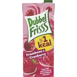 Albert Heijn DubbelFrisss 1kcal Framboos & cranberry aanbieding