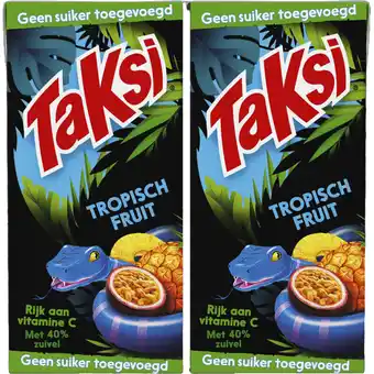 Albert Heijn Taksi Tropisch fruit geen suiker toegevoegd 10 aanbieding