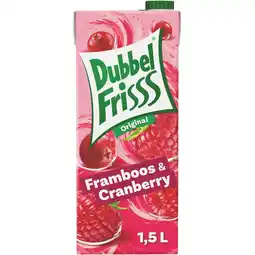 Albert Heijn DubbelFrisss Framboos & cranberry aanbieding