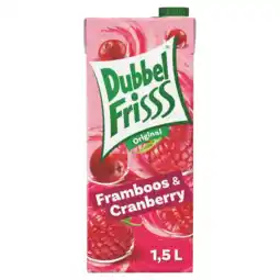 Albert Heijn DubbelFrisss Framboos & cranberry aanbieding