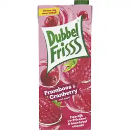 Albert Heijn DubbelFrisss Framboos & cranberry aanbieding