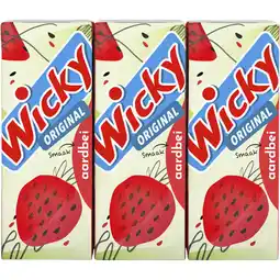 Albert Heijn Wicky Aardbei 6-pack aanbieding