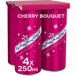 Albert Heijn Fernandes Cherry bouquet 4-pack aanbieding