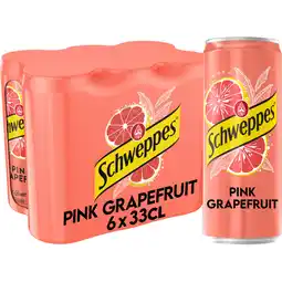 Albert Heijn Schweppes Pink grapefruit 6-pack aanbieding