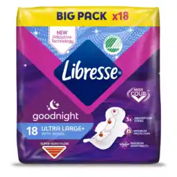 Albert Heijn Libresse Goodnight ultra large+ wings bigpack aanbieding