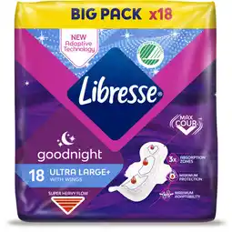 Albert Heijn Libresse Goodnight ultra large+ wings bigpack aanbieding