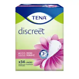 Albert Heijn Tena Discreet mini magic inlegkruisjes aanbieding