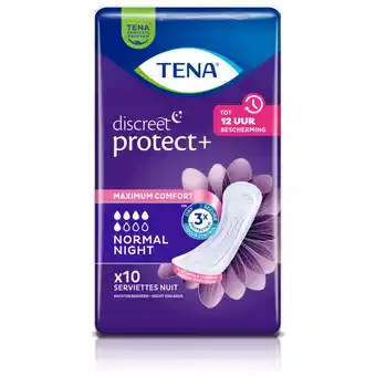 Albert Heijn Tena Discreet protect+ normal night aanbieding