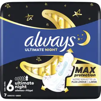Albert Heijn Always Ultra ultimate night wings aanbieding