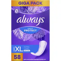 Albert Heijn Always Dailies long plus inlegkruisjes gigapack aanbieding