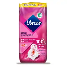 Albert Heijn Libresse Ultra+ wings maandverband big pack aanbieding