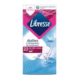 Albert Heijn Libresse Dailies fresh extra long inlegkruisjes aanbieding