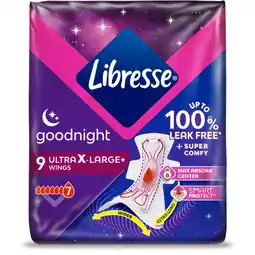 Albert Heijn Libresse Goodnight ultra x-large maandverband aanbieding