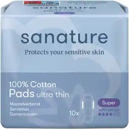 Albert Heijn Sanature Katoenen maandverband super aanbieding