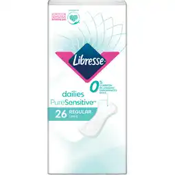 Albert Heijn Libresse Pure sensitive regular inlegkruisjes aanbieding