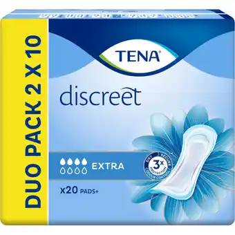 Albert Heijn Tena Discreet extra inlegkruisjes duo pack aanbieding