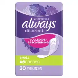 Albert Heijn Always Discreet incontinentieverband small aanbieding