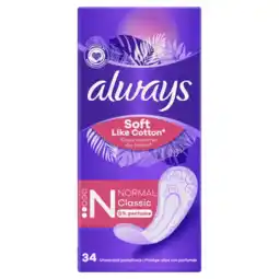 Albert Heijn Always Daily soft cotton normal inlegkruisjes aanbieding