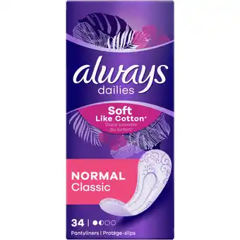 Albert Heijn Always Daily soft cotton normal inlegkruisjes aanbieding
