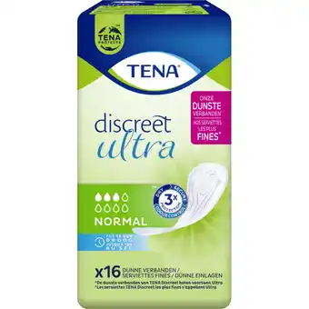 Albert Heijn Tena Discreet ultra normal maandverband aanbieding