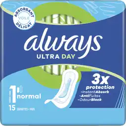 Albert Heijn Always Ultra day normal maandverband aanbieding