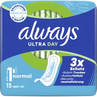 Albert Heijn Always Ultra day normal maandverband aanbieding