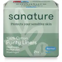 Albert Heijn Sanature 100% katoenen normal inlegkruisjes aanbieding