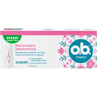 Albert Heijn o.b. Original tampons super plus aanbieding