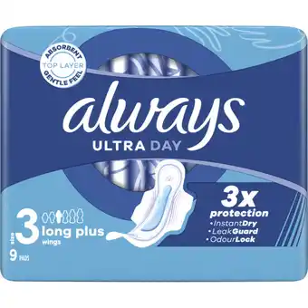 Albert Heijn Always Ultra day long plus maandverband aanbieding