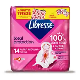 Albert Heijn Libresse Ultra+ wings maandverband aanbieding