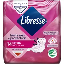 Albert Heijn Libresse Ultra+ wings maandverband aanbieding