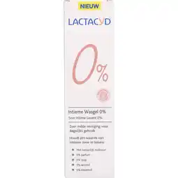 Albert Heijn Lactacyd Intieme wasgel 0% aanbieding