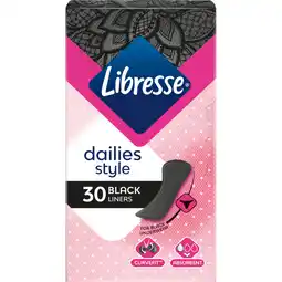 Albert Heijn Libresse Dailies black inlegkruisjes aanbieding