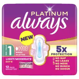 Albert Heijn Always Platinum normal maandverband aanbieding
