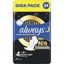 Albert Heijn Always Ultra secure night wings giga pack aanbieding