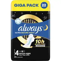 Albert Heijn Always Ultra secure night wings giga pack aanbieding