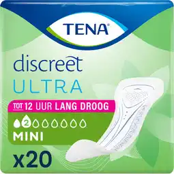Albert Heijn Tena Discreet ultra mini maandverband aanbieding